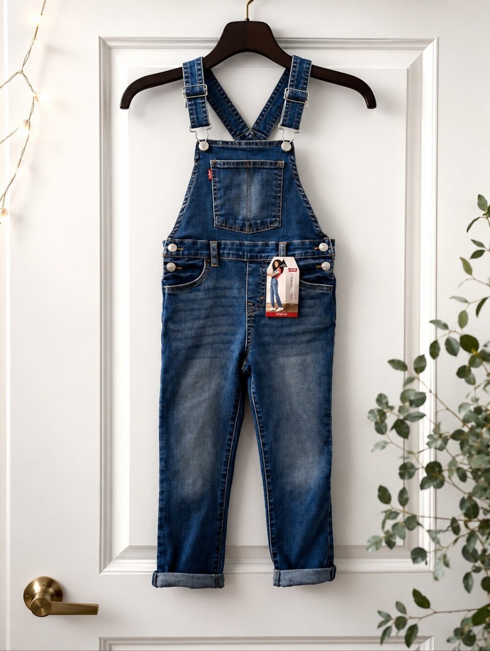 Levi Strauss Co 90s Grunge Y2K Revival Casual Americans Girls Overalls Size 10 - Picture 1 of 8
